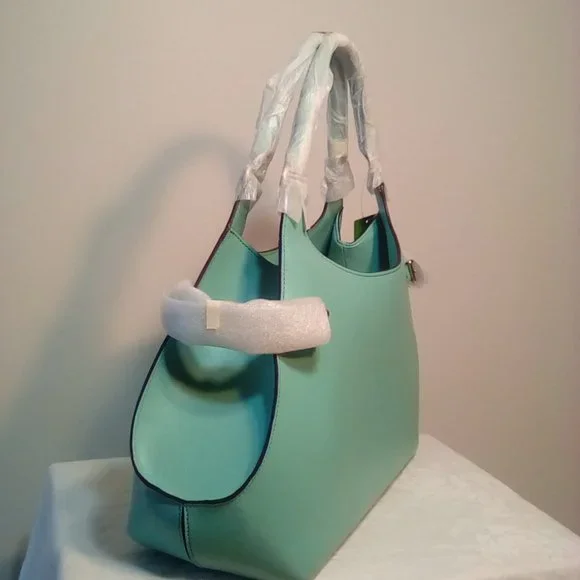 Authentic Kate Spade Vanston Dylan Caribbean blue satchel purse bag - Picture 8 of 13